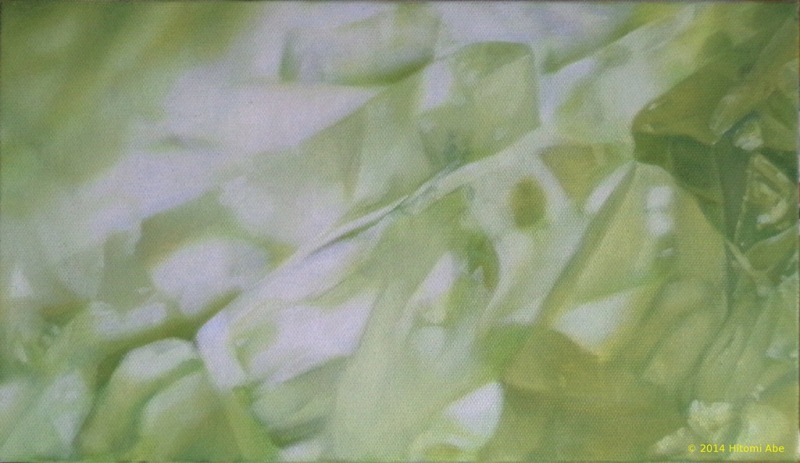 Green Flash © 2015 Hitomi Abe, Oil on canvas